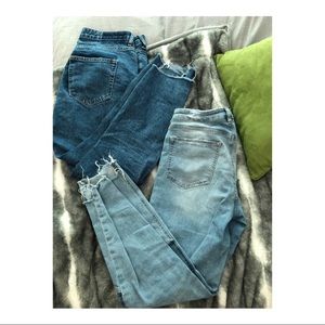 2 For 1: Vintage Inspired Patchwork Jeans